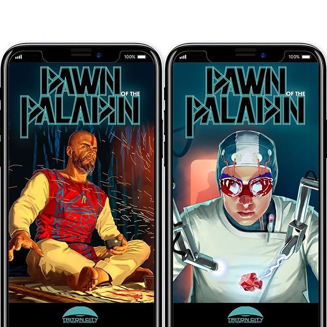 FREE DAWN OF THE PALADIN WALLPAPERS by @anthonymacbain from our first space saga! LINK IN BIO! FOLLOW @tritoncityent for more! 
#tritoncity #tritoncityart #dawnofthepaladin #scifi #digitalart #scifiart #art #worlds #conceptart #webuildworlds #illustr