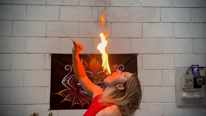 Playing with a new thing 🔥🔥🔥 thanks @thefireschool for the fiery fun!