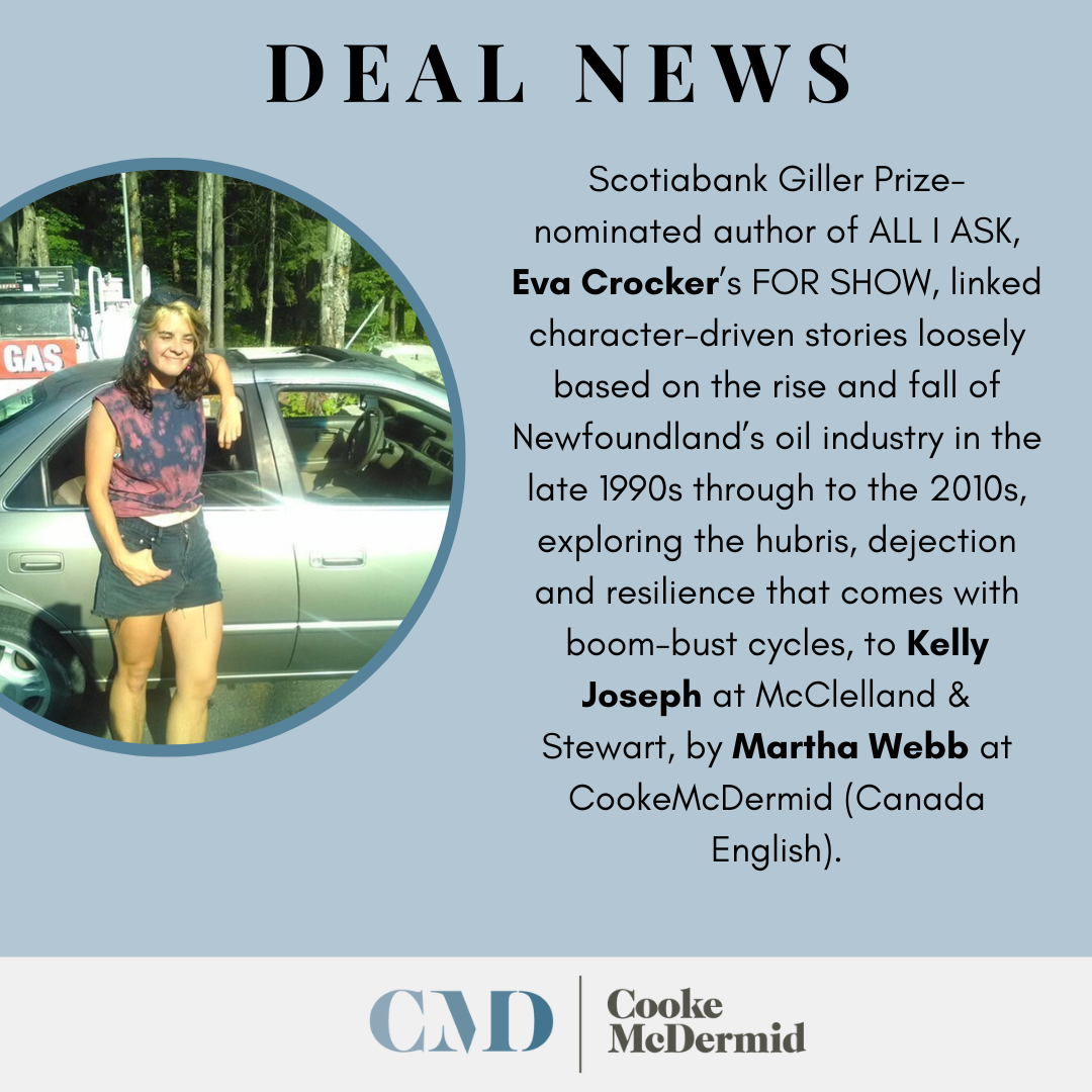 Canada English rights to Eva Crocker's FOR SHOW