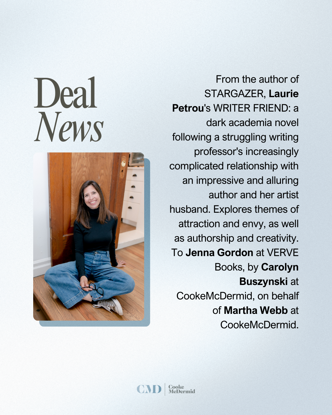 UK/Commonwealth English rights to Laurie Petrou's WRITER FRIEND