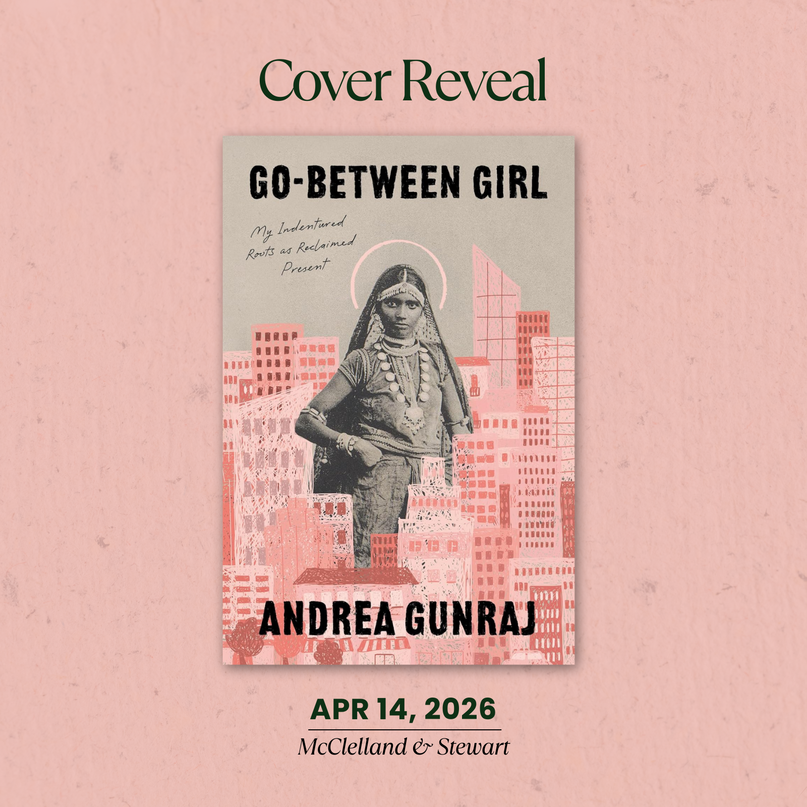 Andrea Gunraj’s GO-BETWEEN GIRL cover real