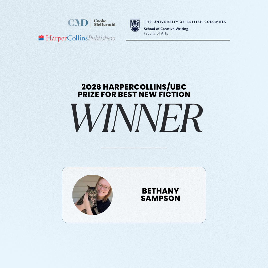 Winner of the HarperCollinsPublishersLtd/UBC Prize for Best New Fiction
