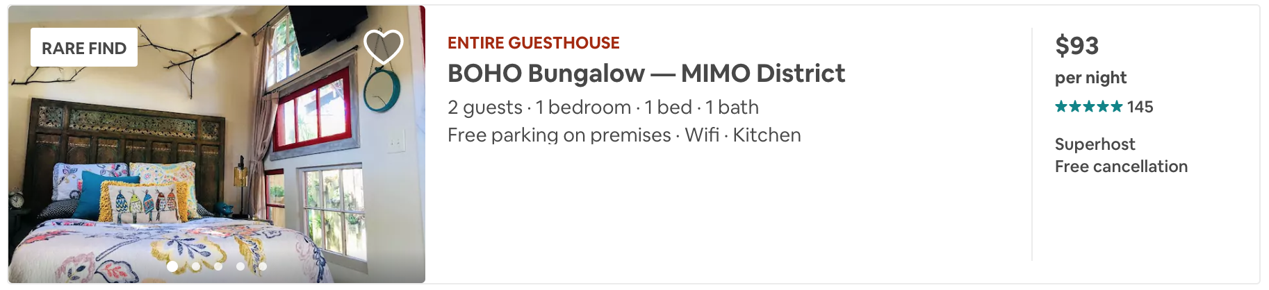 Airbnb Accommodation Options