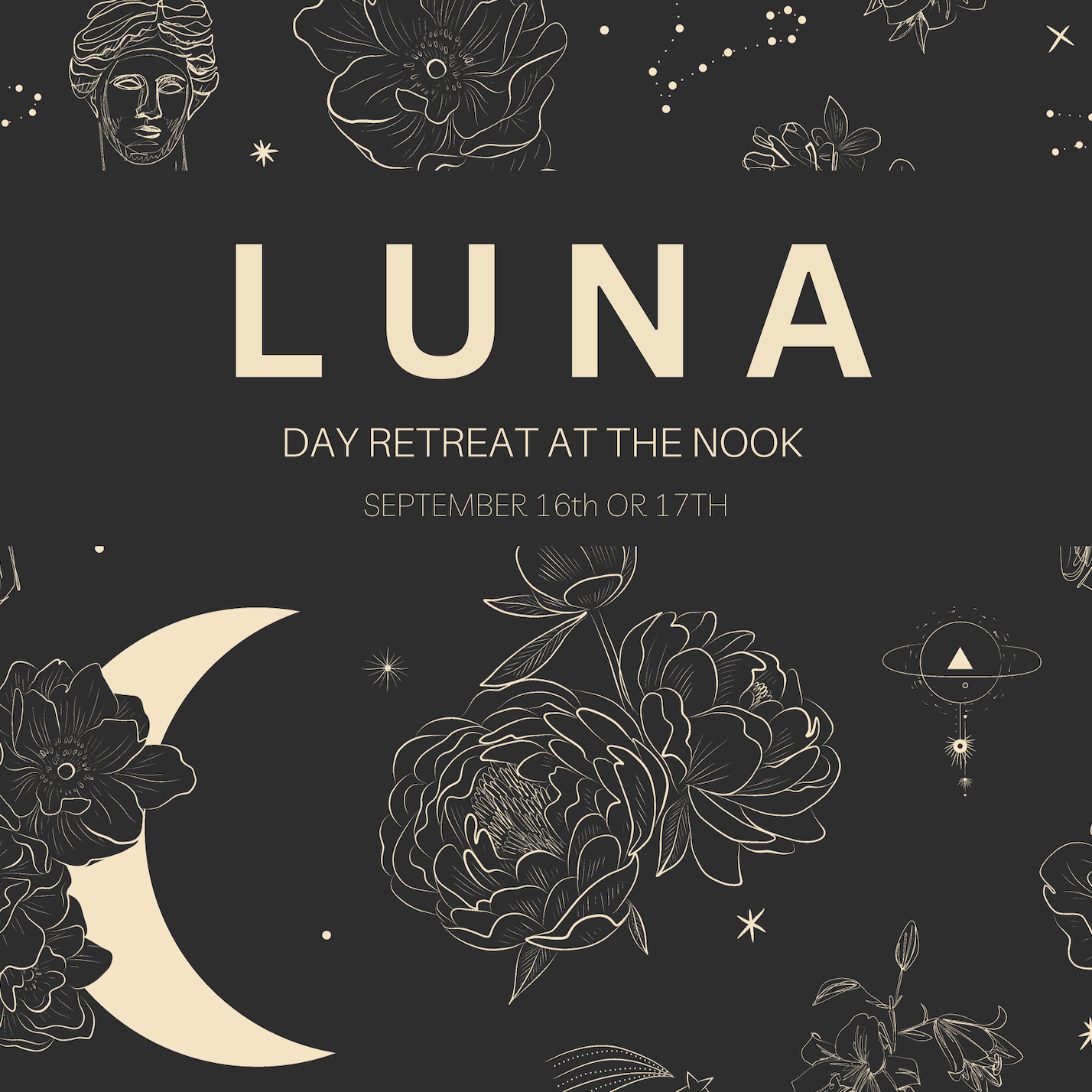 Luna: New Moon Day Retreat