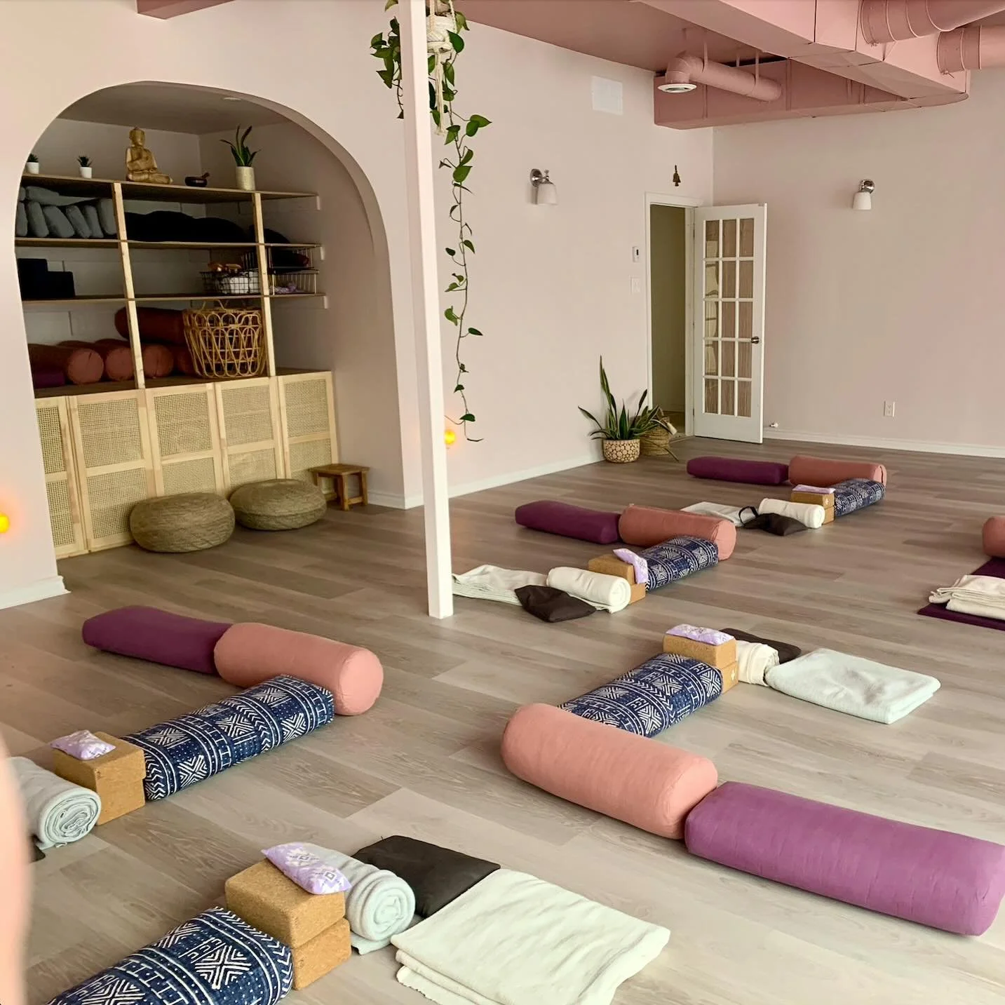 Thai Restore workshops are back for the Fall!
Gillian will guide you through a deeply soothing Restorative style yoga practice, using gentle poses supported by props to promote rest and relaxation. Once you’re settled, Gillian will move throug