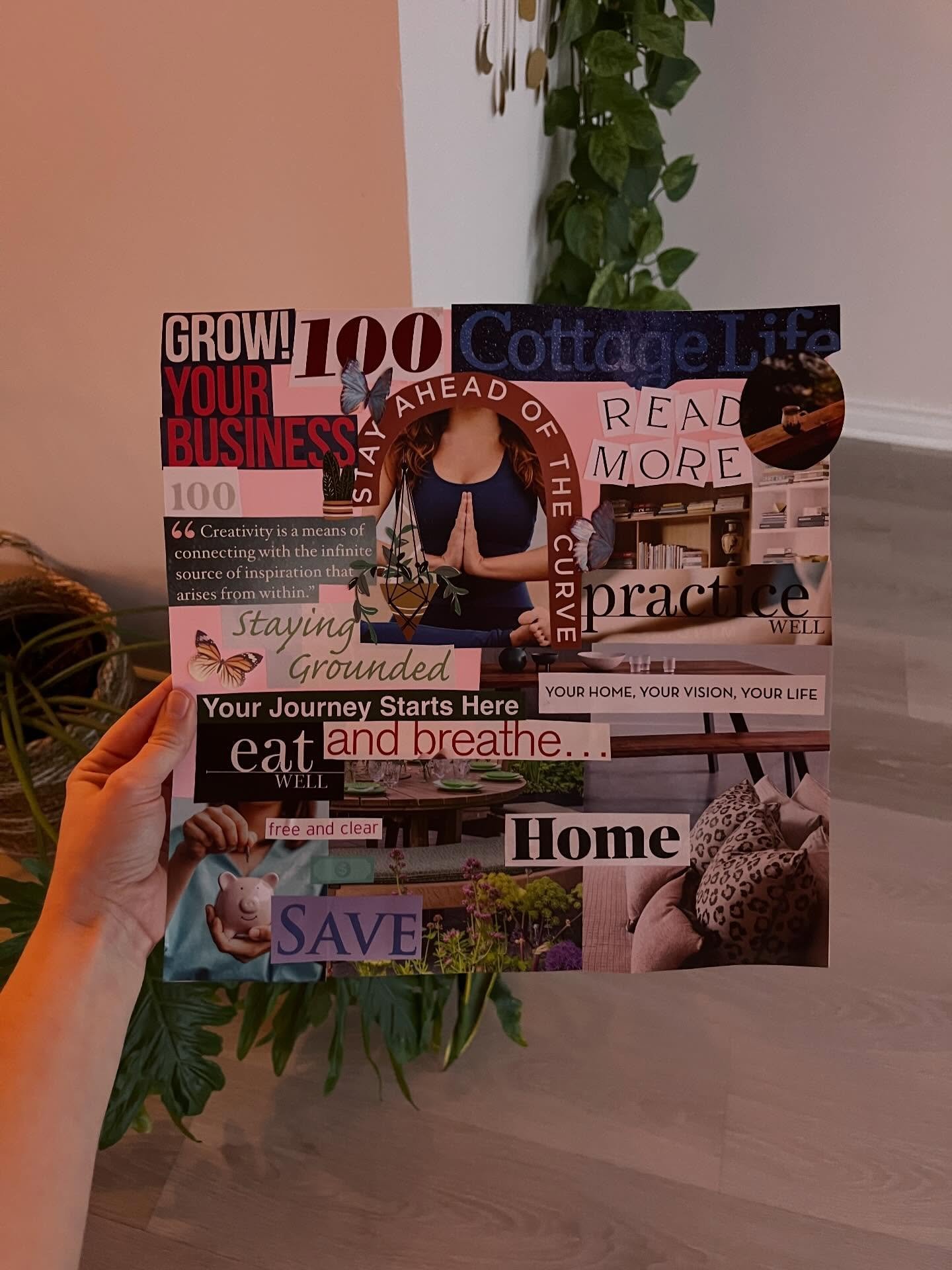 It was so nice to have dedicated time today to create our dream boards for 2026 ✨

Thank you to everyone who came and joined in. Aubrey also created her first dream board with us this year!