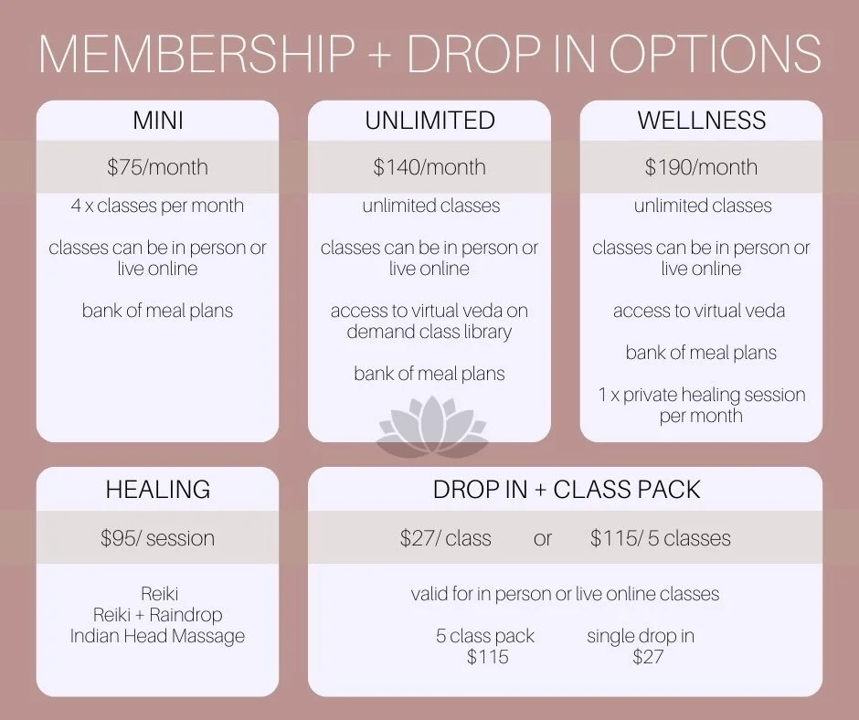Membership update 🩷

I wanted to gently share a little update around our memberships, class passes, and drop-in options, along with something important about the Wellness Membership.

There is just ONE space left in the Wellness Membership. Once thi