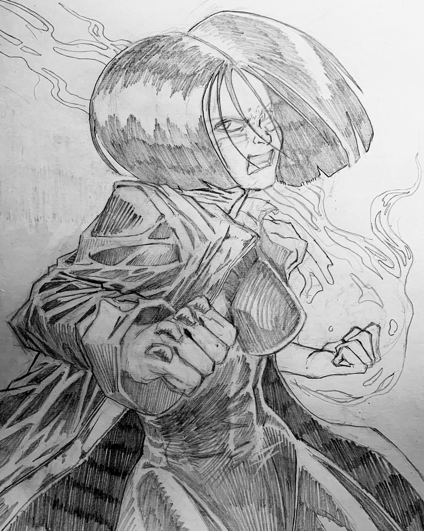 Alright that’s all the fam art for the week after this battle angel its back to the grind 🤘