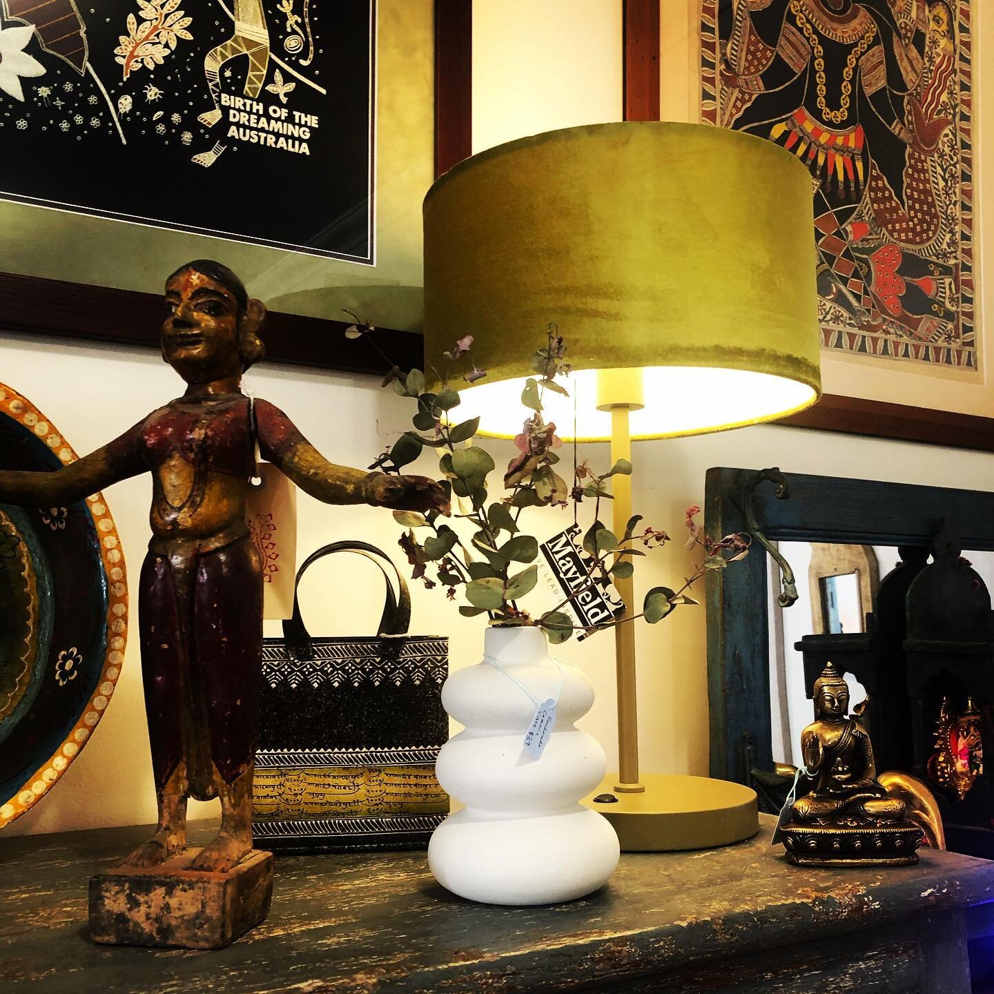 The Cooper Olive Table Lamp will look amazing next to all of your favourite treasures or as a bedside lamp. Create a beautiful ambience with this gorgeous glowing lamp, fitted with an olive base and matching velvet shade. Available now! Shop with us 