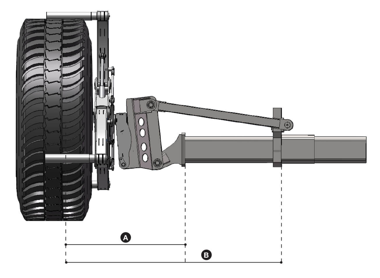 Easy Gripper Crane Module C desenho de especificações