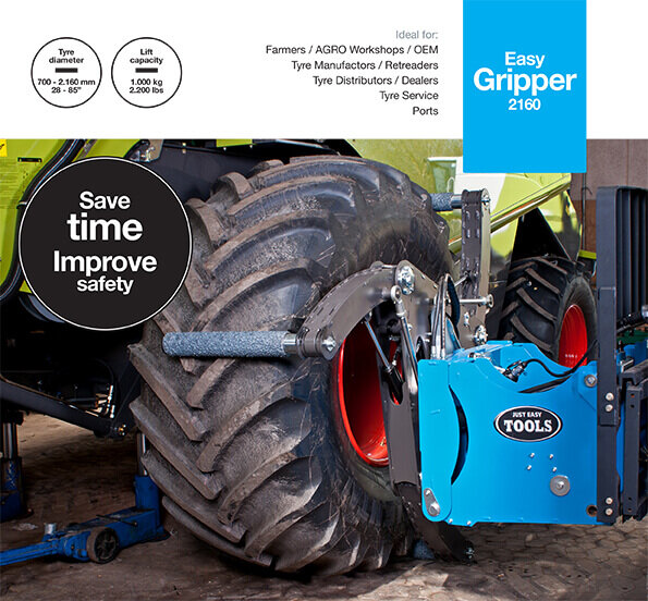 Agriculture - Easy Gripper - Efficient and safe tyre handling