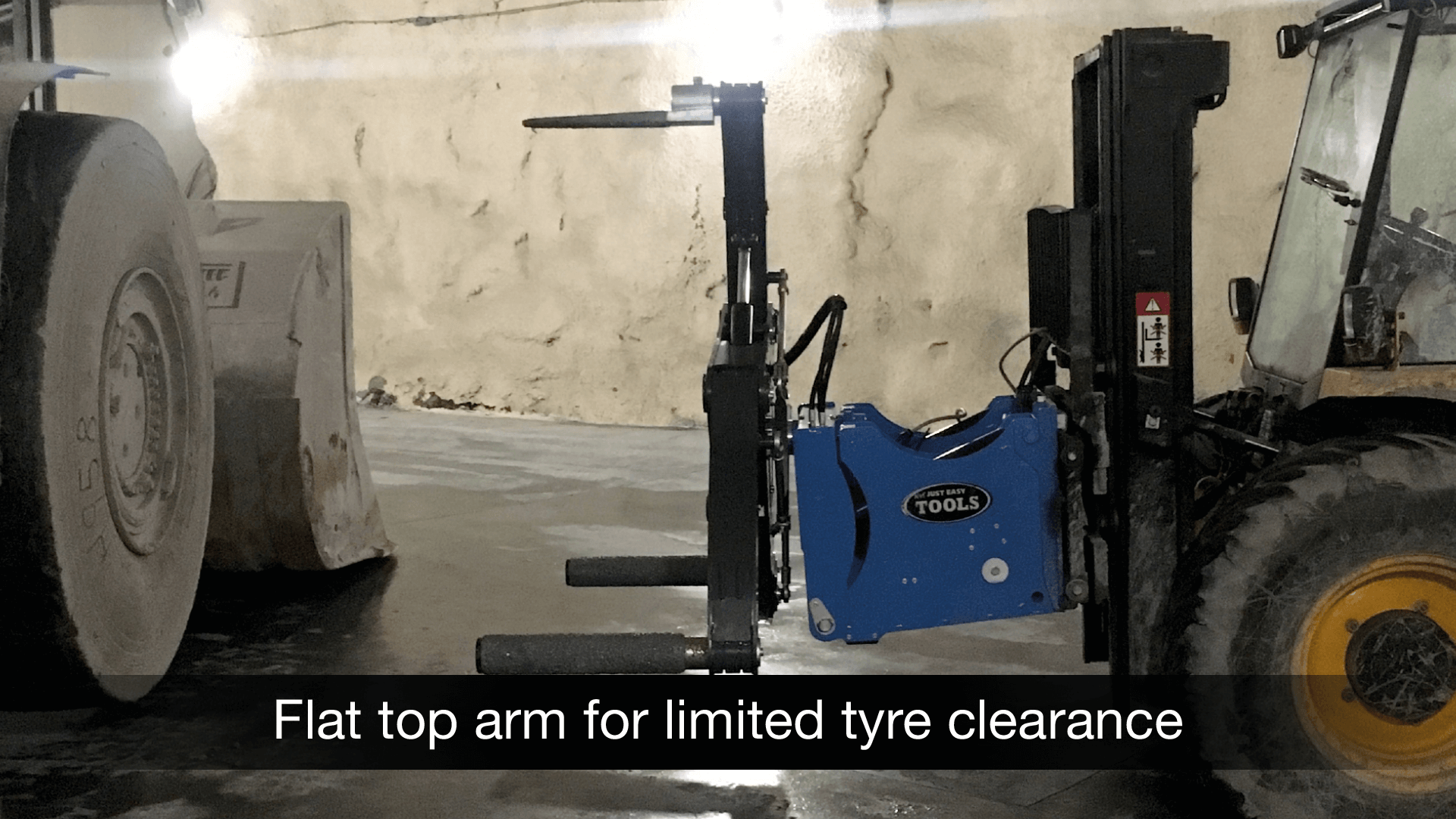 Best tyre practice - Flat top arm for limited clearance