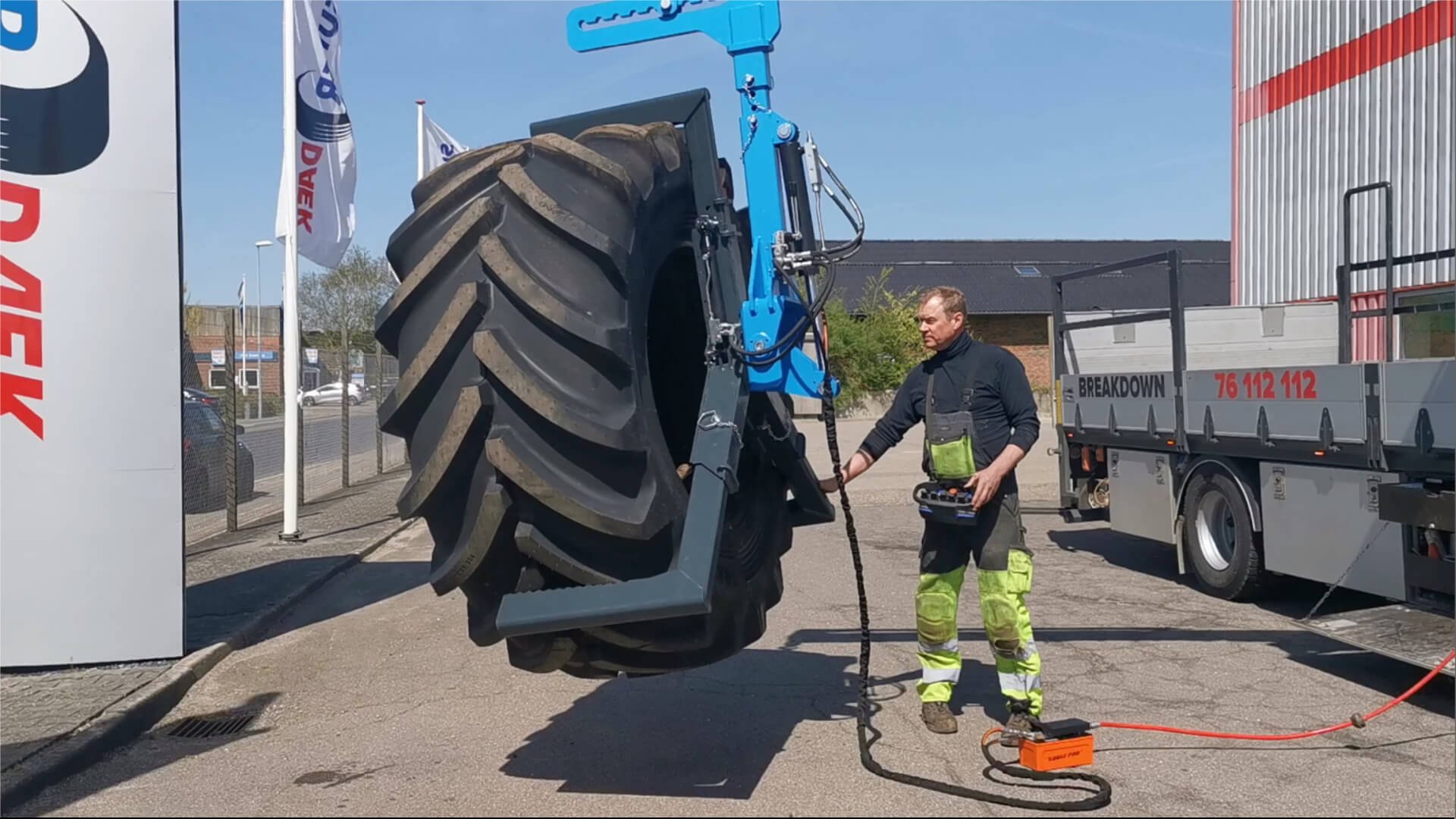 Easy Gripper Crane - easy 360° rotation by hand