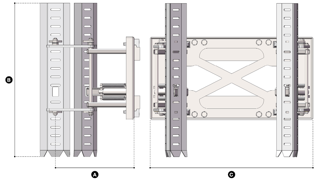 Desenho de especificações Easy Stacker 800