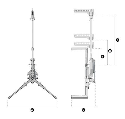 Easy Gripper  Crane - desenho de especificação