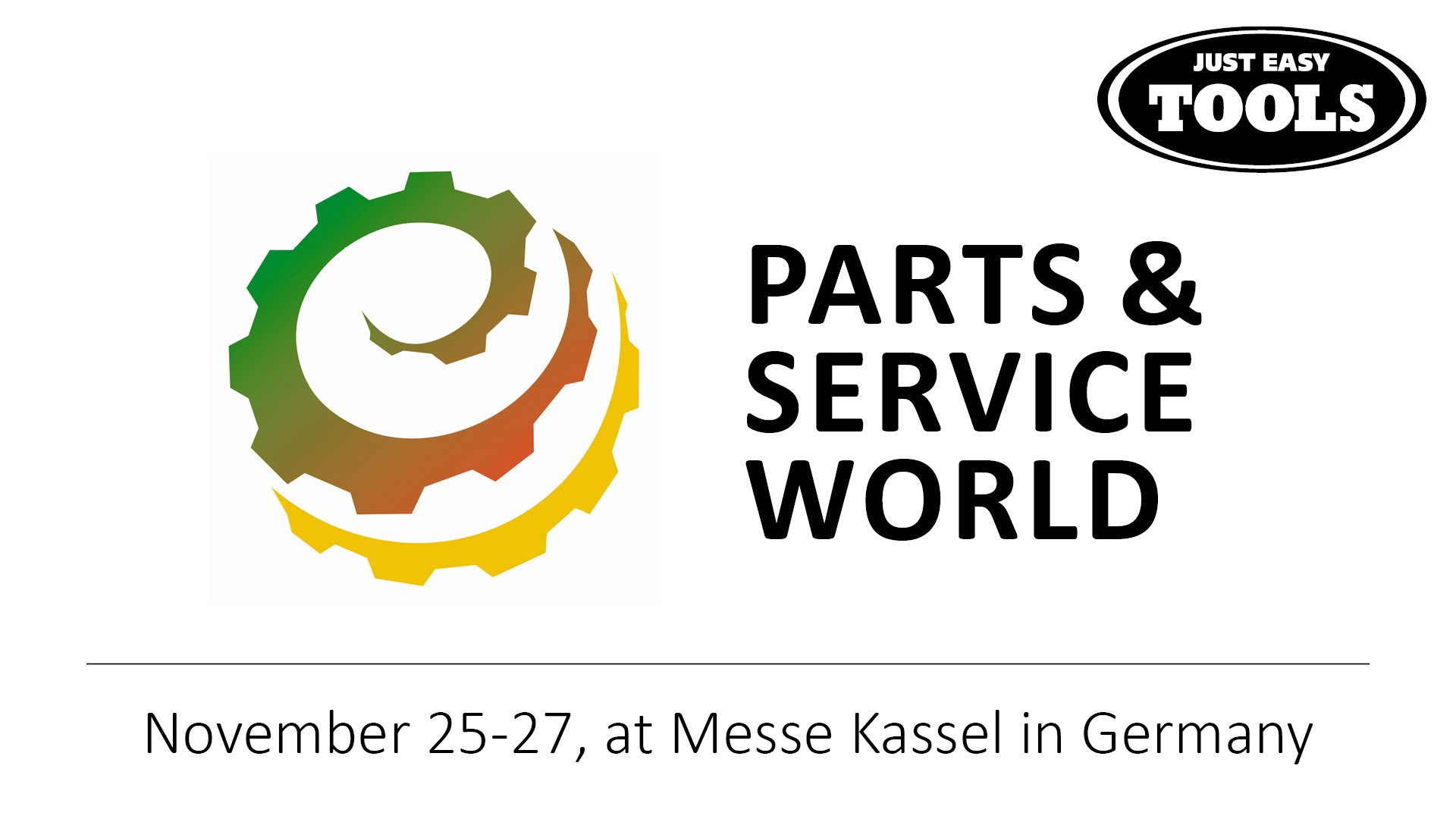 Visite Just Easy Tools em Parts & Service World 2022, em Kassel, Alemanha