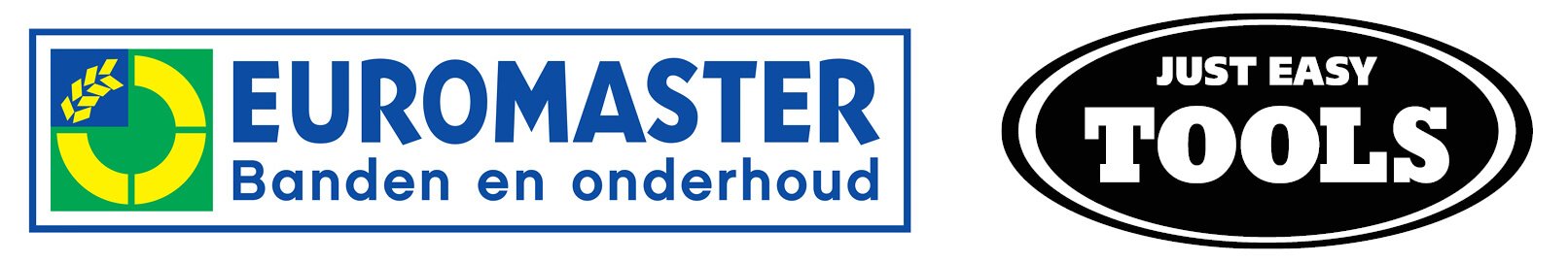 Euromaster Holanda e Just Easy Tools logótipos