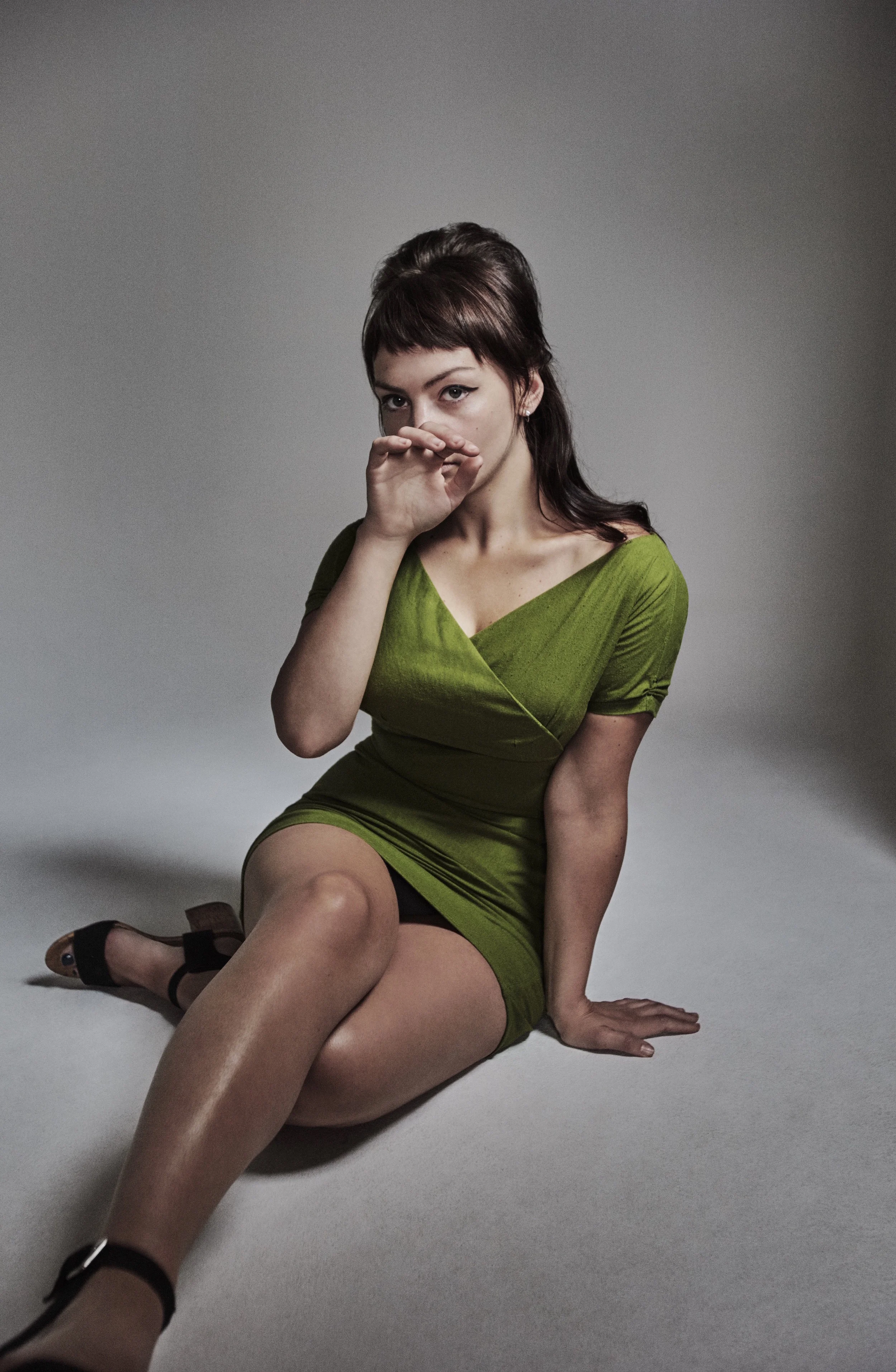 Angel Olsen green dress Kylie Coutts.jpg