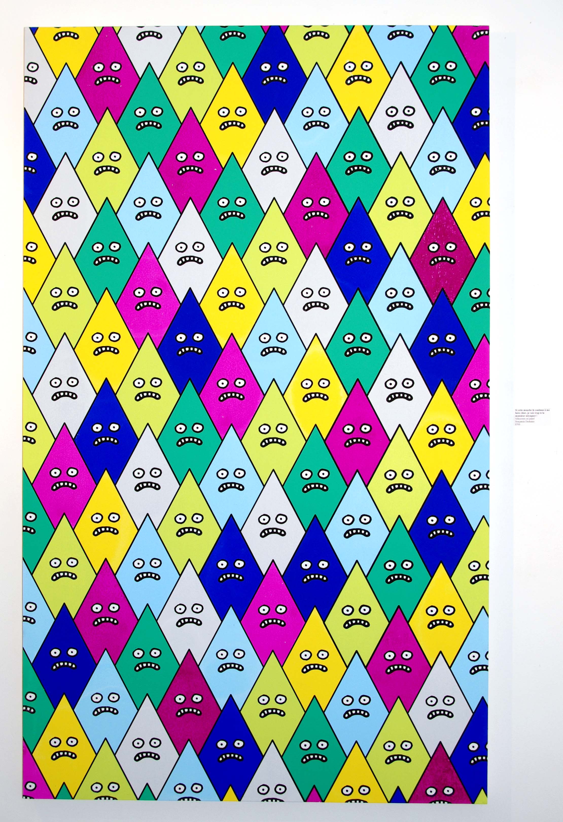 36''x60'', sérigraphie sur panneau de bois, 2011 (non-disponible)