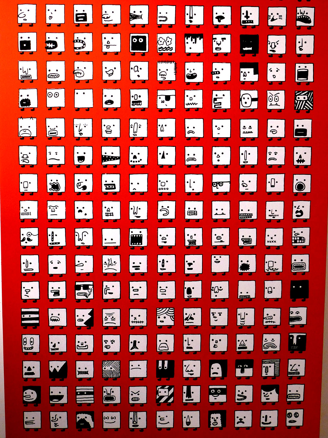 36''x60'', sérigraphie sur panneau de bois. (non-disponible)