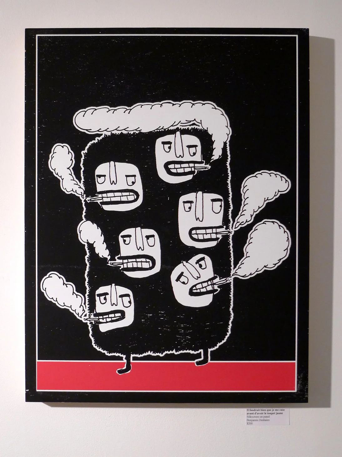 18''x24'', sérigraphie sur panneau de bois, 2011 (non-disponible)