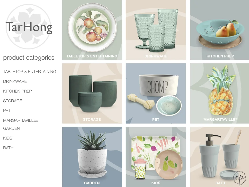 TARHONG CORE CATAGORIES