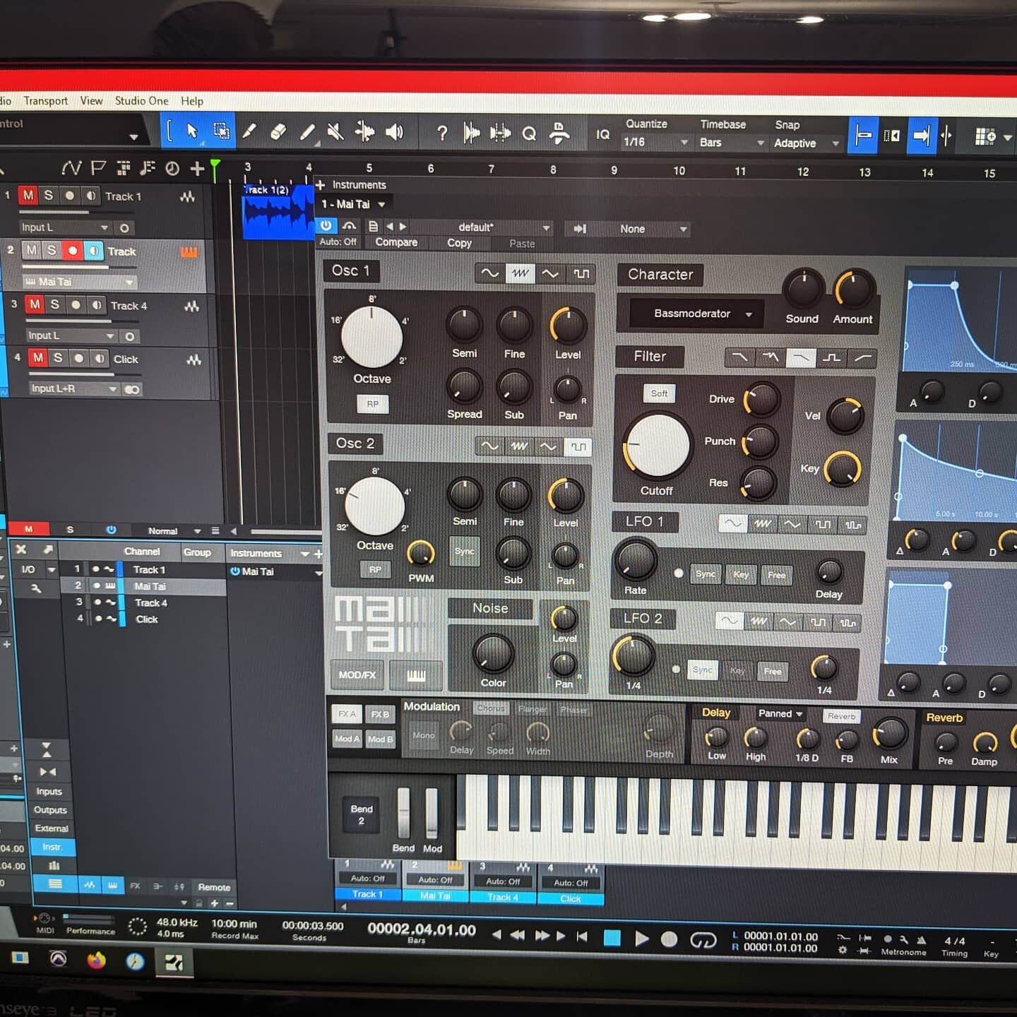 Took the plunge and officially a Studio One girl now! Trying out some of the bundled synth plugins, yummy.

#studioone4 #plugins #daw #protools #songwriter #dreampop #indieartist #musicproduction