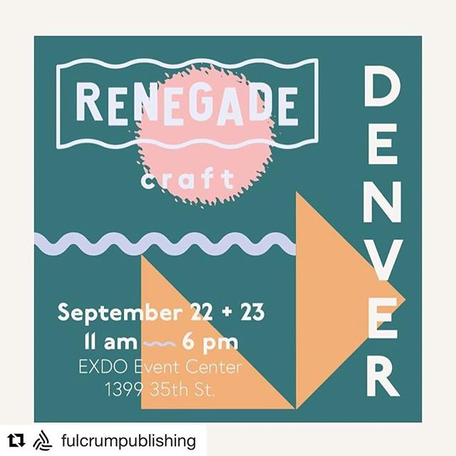 Denver! We will be at the Renegade Craft Fair this weekend selling the &ldquo;Colorful Colorado Coloring Journal&rdquo;!!! Come say hi 👋Saturday &amp; Sunday, 11 am - 6 pm, outside the Exdo Event Center in RiNo, 1399 35th St.