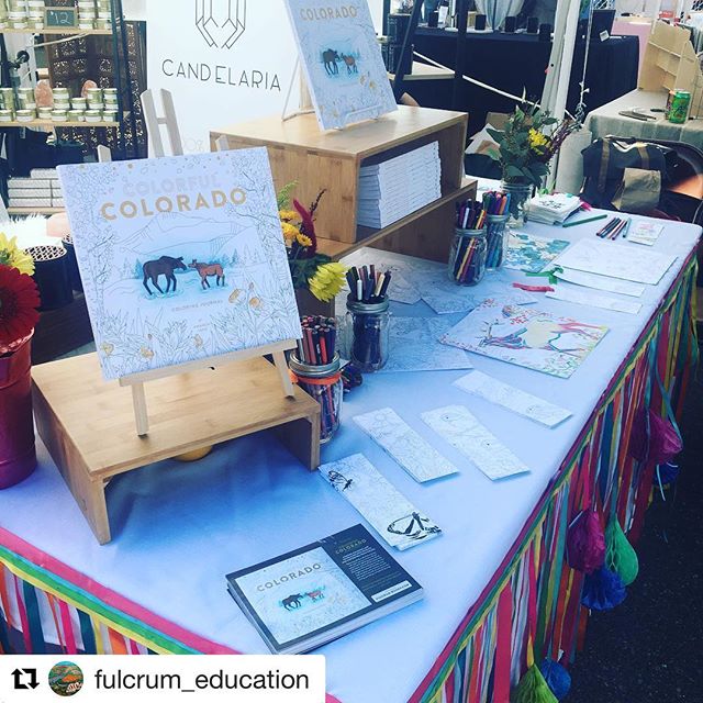 Come and color with us today at Renegade Craft in Denver! 1399 35th St.  #crafts #denver #colorado #books #coloring #outdoor #adventure #animals #family #friends