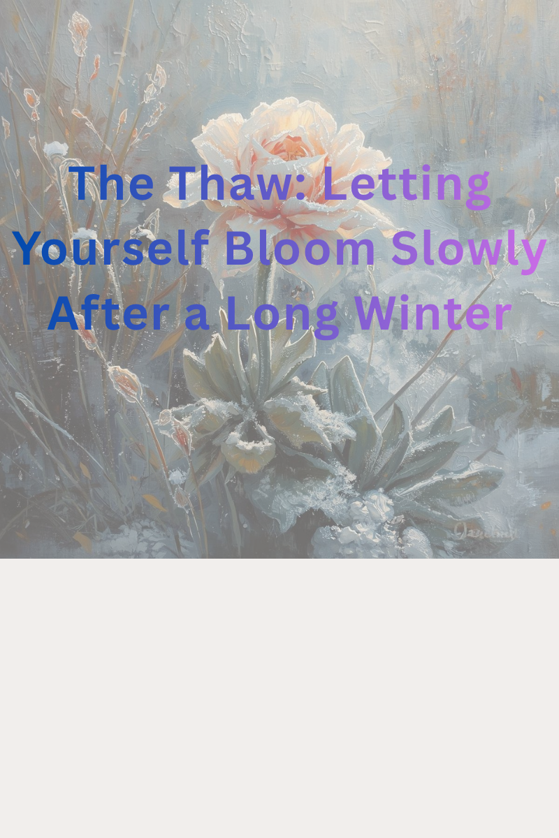 The Thaw: Letting Yourself Bloom Slowly After a Long Winter