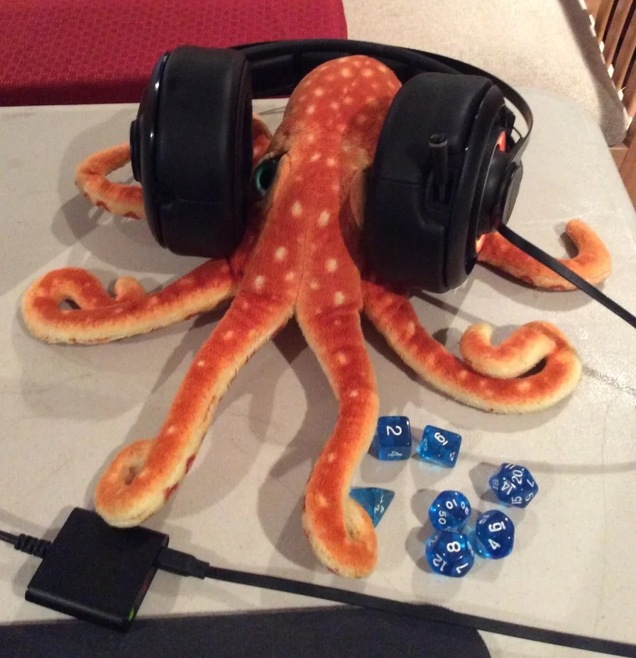 Corndog the Octopus is ready to record!