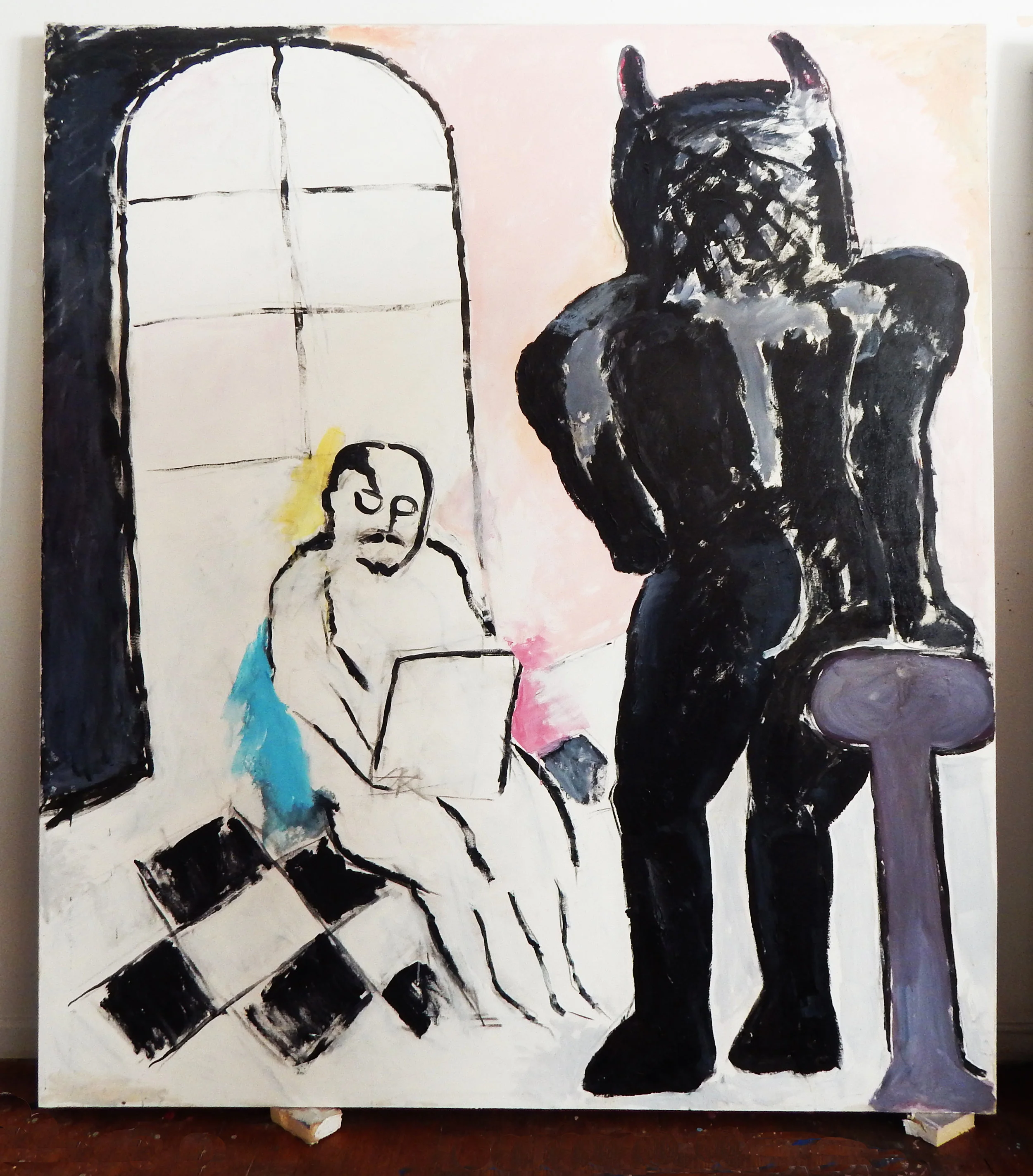 THE MINOTAUR PAUSING FOR MATISSE