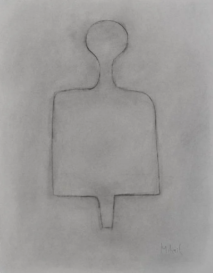 CHARCOAL DRAWING 1973, #7