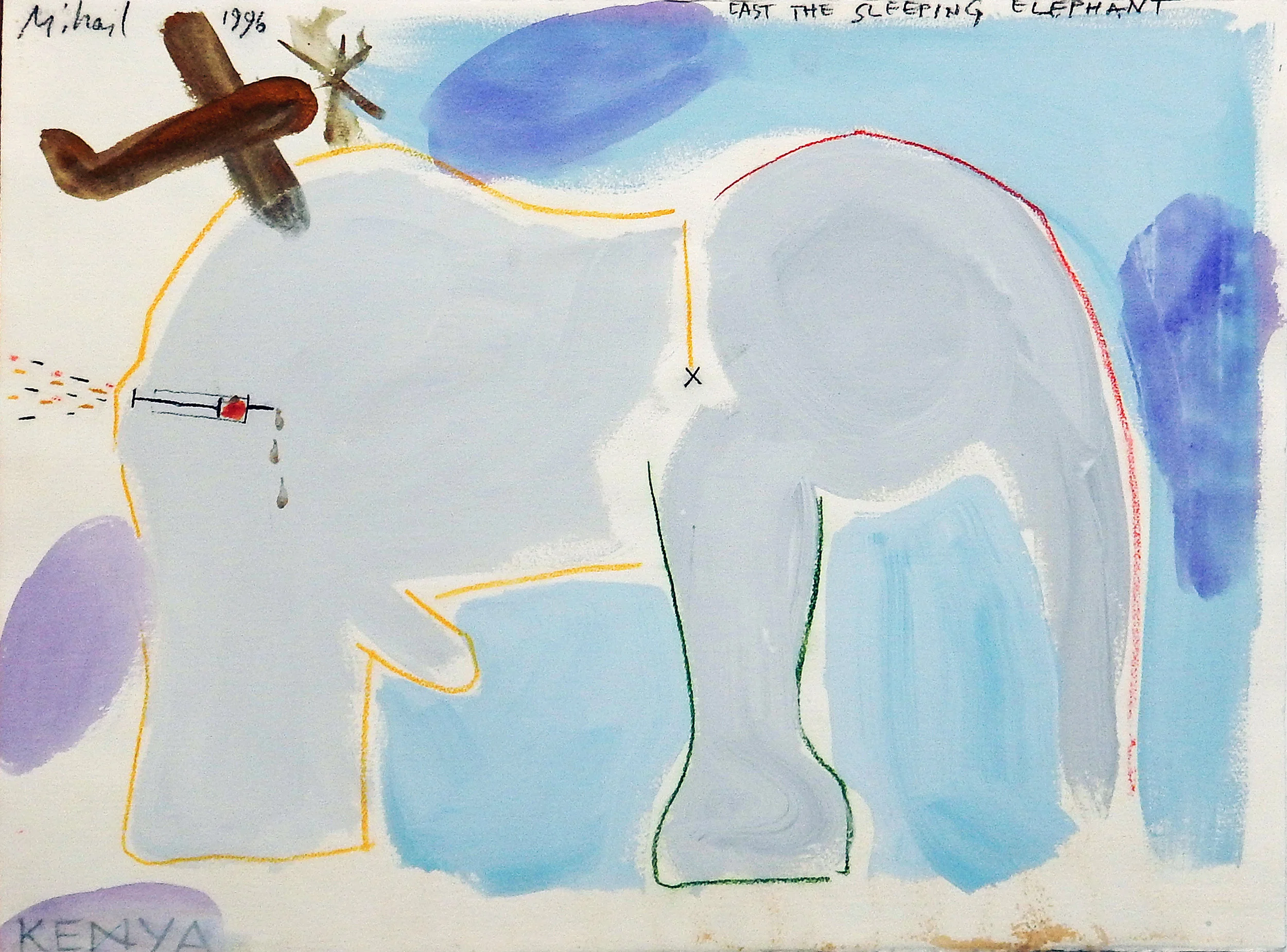 Elephant and spoting planes