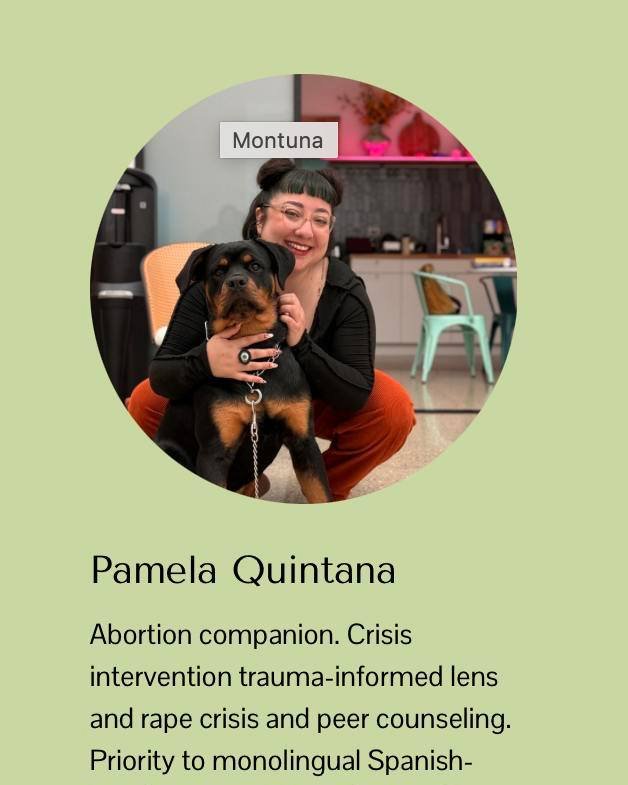 In Montuna we have been training Abortion, Adoption, PerinatalLoss, Fertility and Menopause Companions in Chicago since 2019 (2009 Puerto Rico). Some of these amazing companions, who are independent folks with great skills and bigger hearts, they are