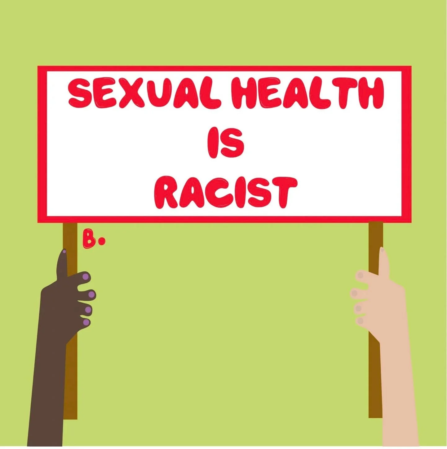 We recently enjoyed this article, good refresher:
Sexual Health Must Be Anti-Racist: A Reflection for Educators & Providers
Written by Terri Harris
"Undoing some of these traumas means more than diversifying resources. As an educator, prac