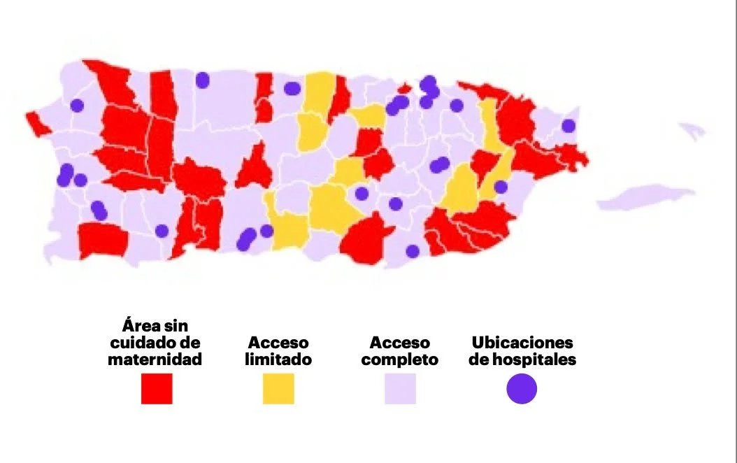 Puerto Rico clasifica oficialmente &ldquo;desiertos de atenci&oacute;n materna&rdquo;&hellip; nuestras comunidades los viven todos los d&iacute;as.

En muchos municipios, el acceso a obstetras o servicios de parto es limitado o inexistente. A esto se