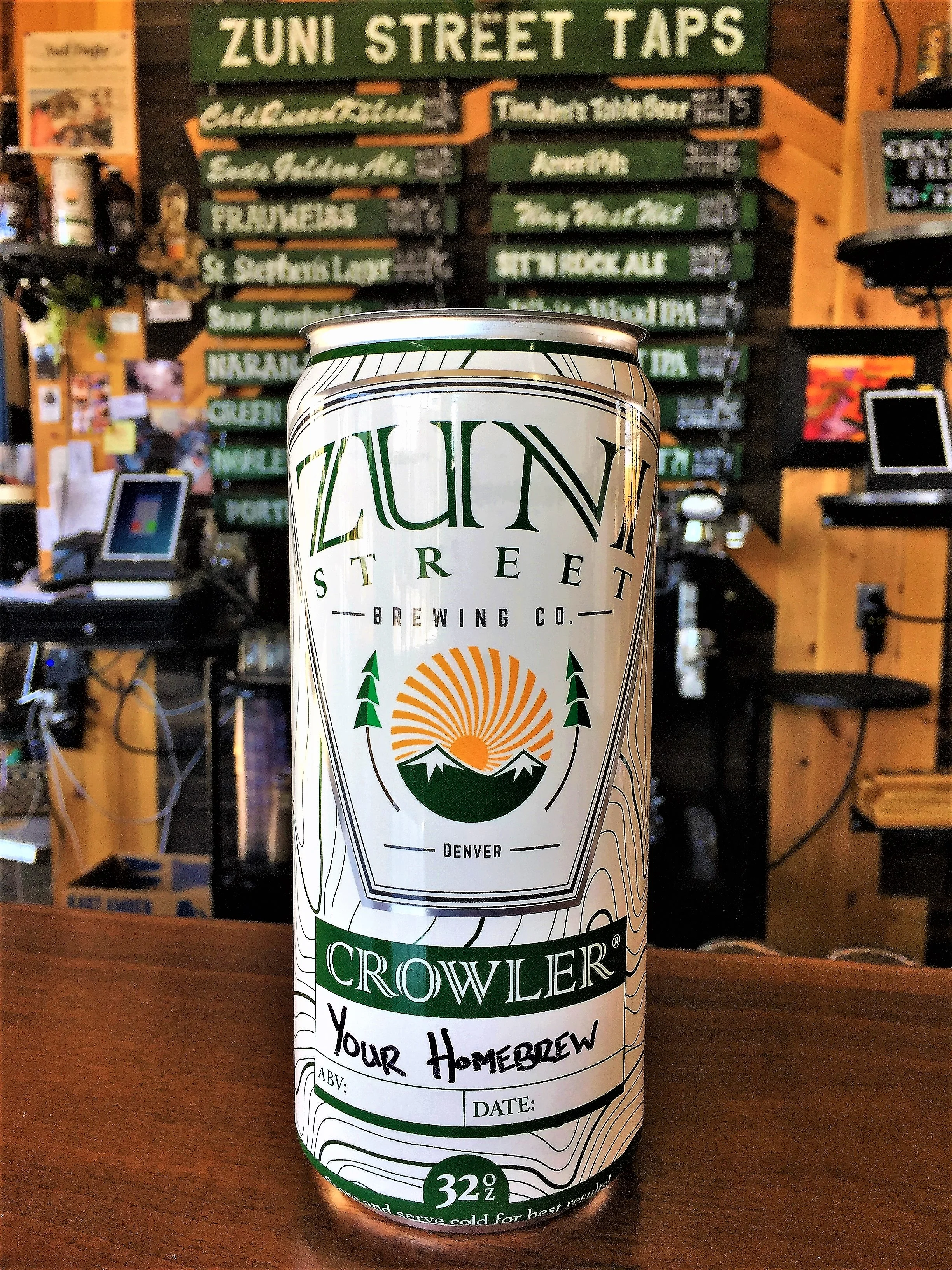 Not throwing a shindig worthy of your precious suds? No problem. We can package all of your homebrew in our crowlers for a flat fee of $100.