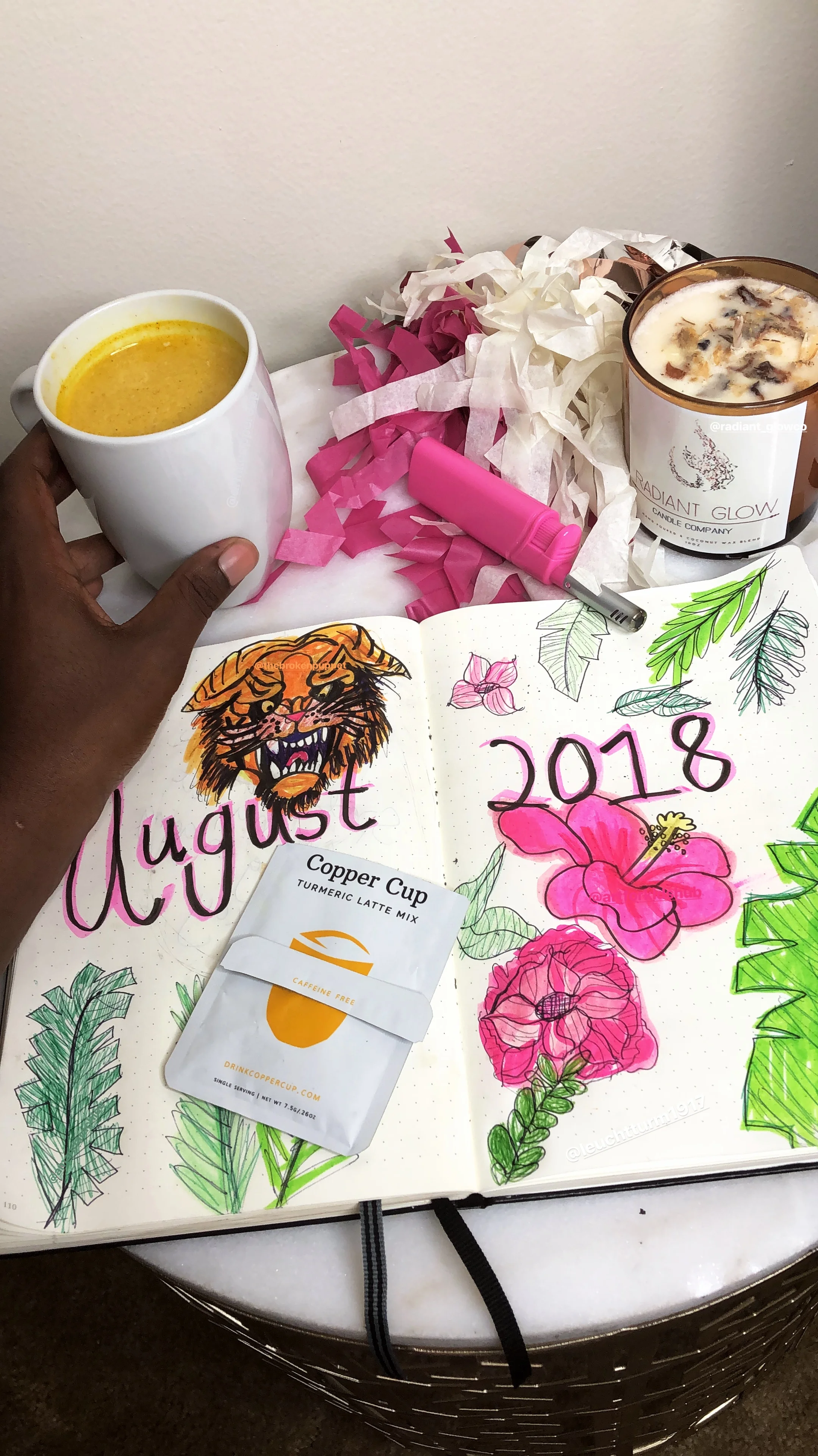 BuJo August Setup: Journaling to Boost my Productivity