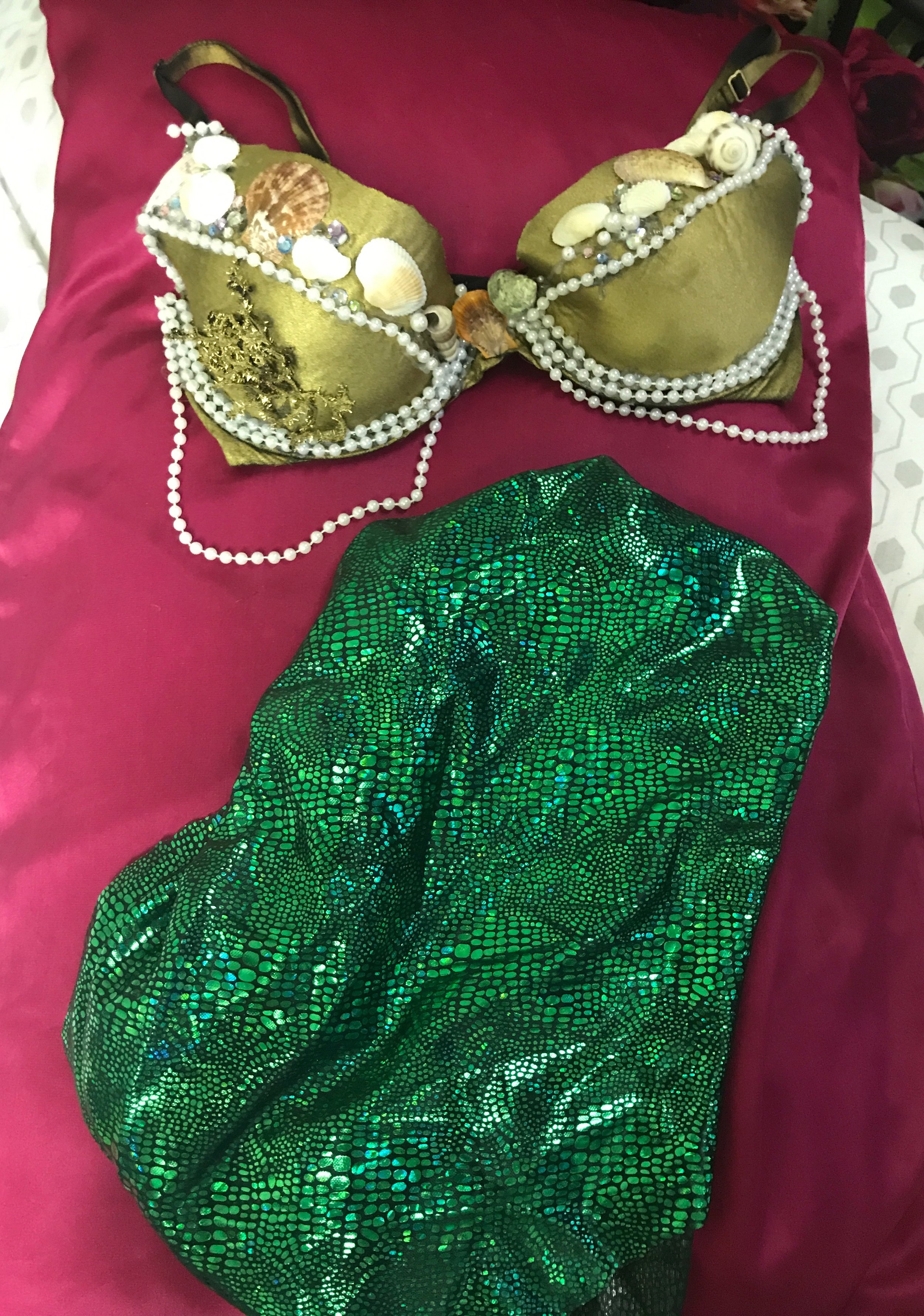 Slaytober DIY Halloween Costume: How to Make a Mermaid Costume — Well with  Brielle