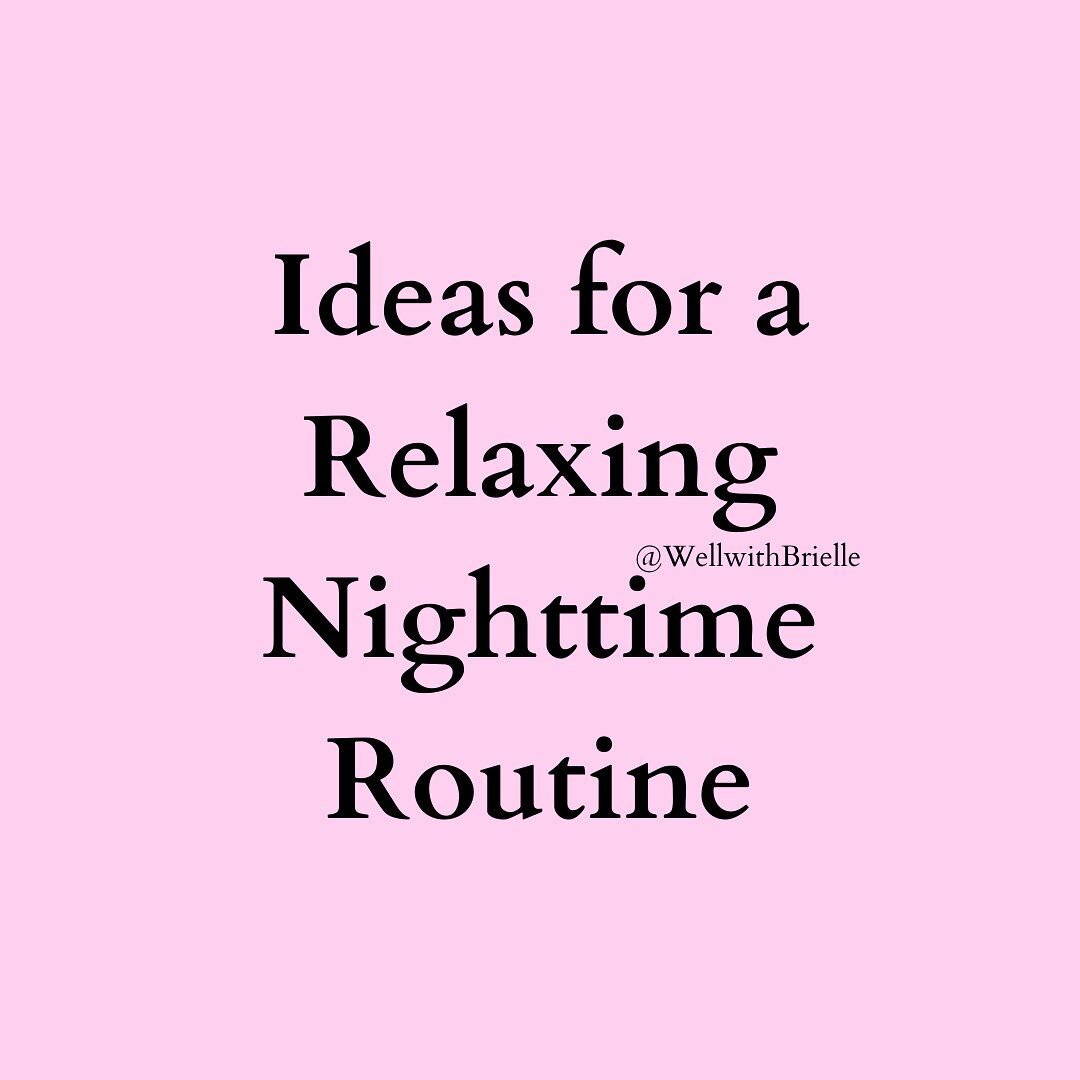 Ideas for a Relaxing Nighttime Routine 💕 ☁️ 
⠀⠀⠀⠀⠀⠀⠀⠀⠀
How do you relax and wind down at the end of the day? 👂🏾 Do you have a nighttime self care routine? Let me know with a YES 🙋🏾&zwj;♀️ or drop an ☁️💕emoji if you&rsquo;re curious to build one