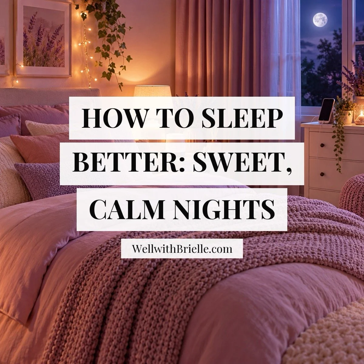 How to Sleep Better: Sweet, Calm Nights