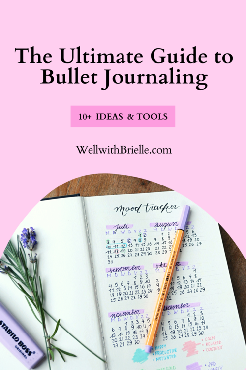 Pink Bullet Journal Supplies - Organized 31