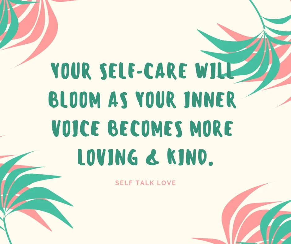 The way you treat yourself is a good indication of what your default inner voice sounds like