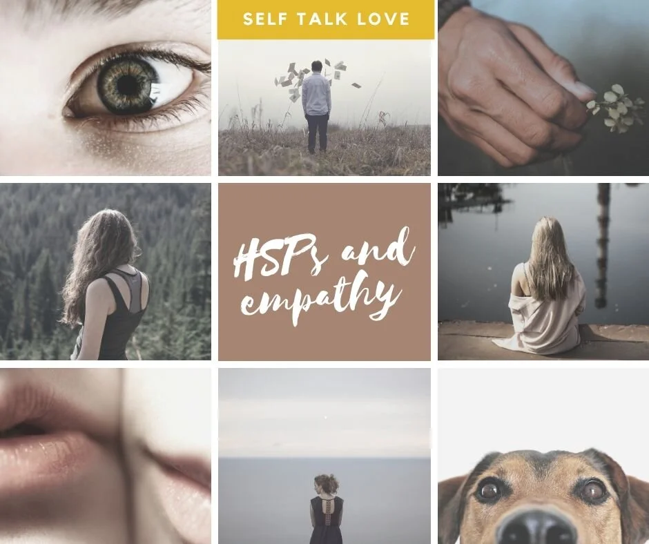 Self talk to manage empathy for highly sensitive persons