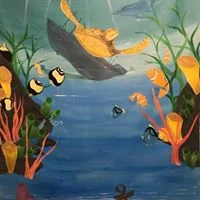 Hand Painted Backdrop