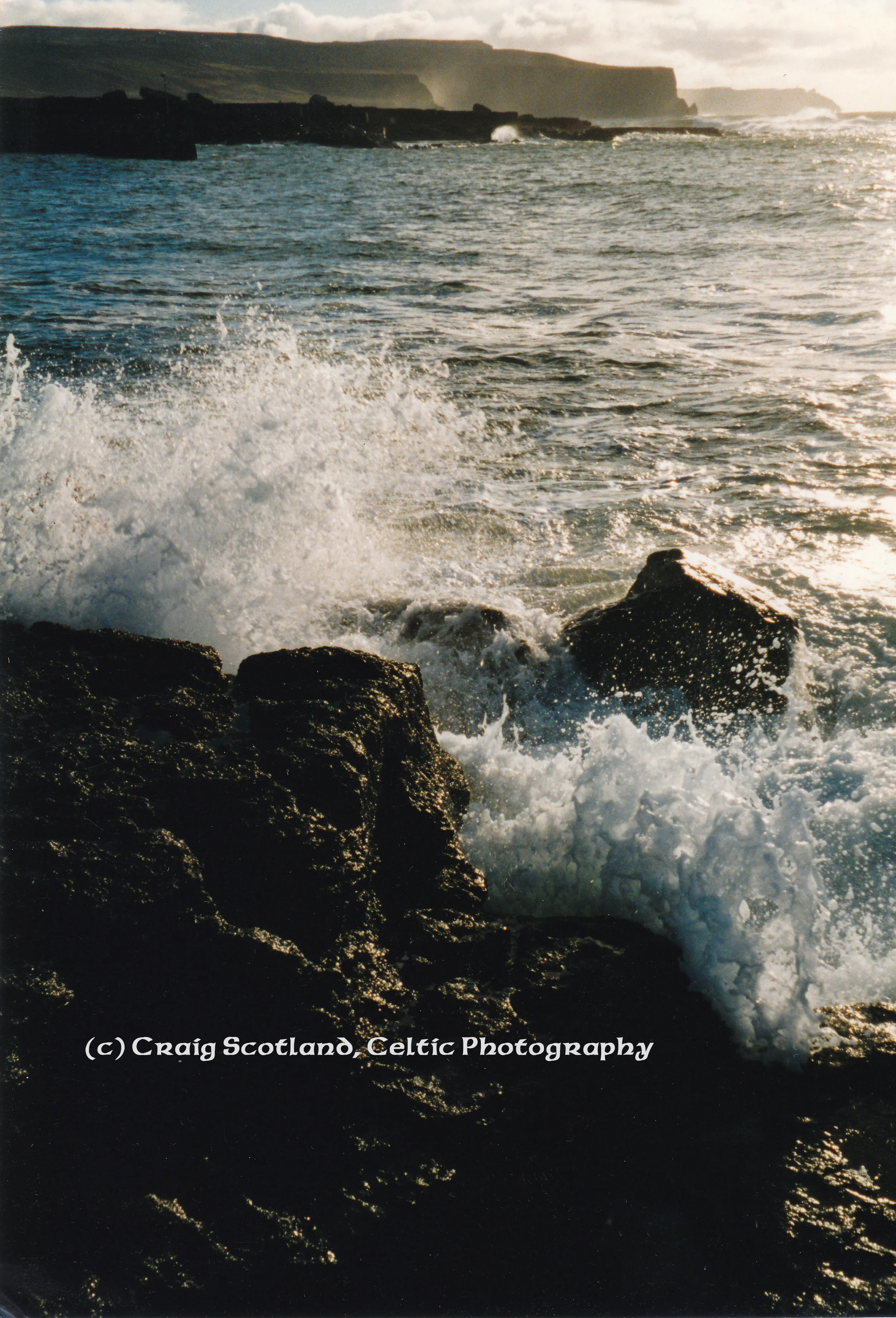 Crashing Waves, Doolin. Co. Clare