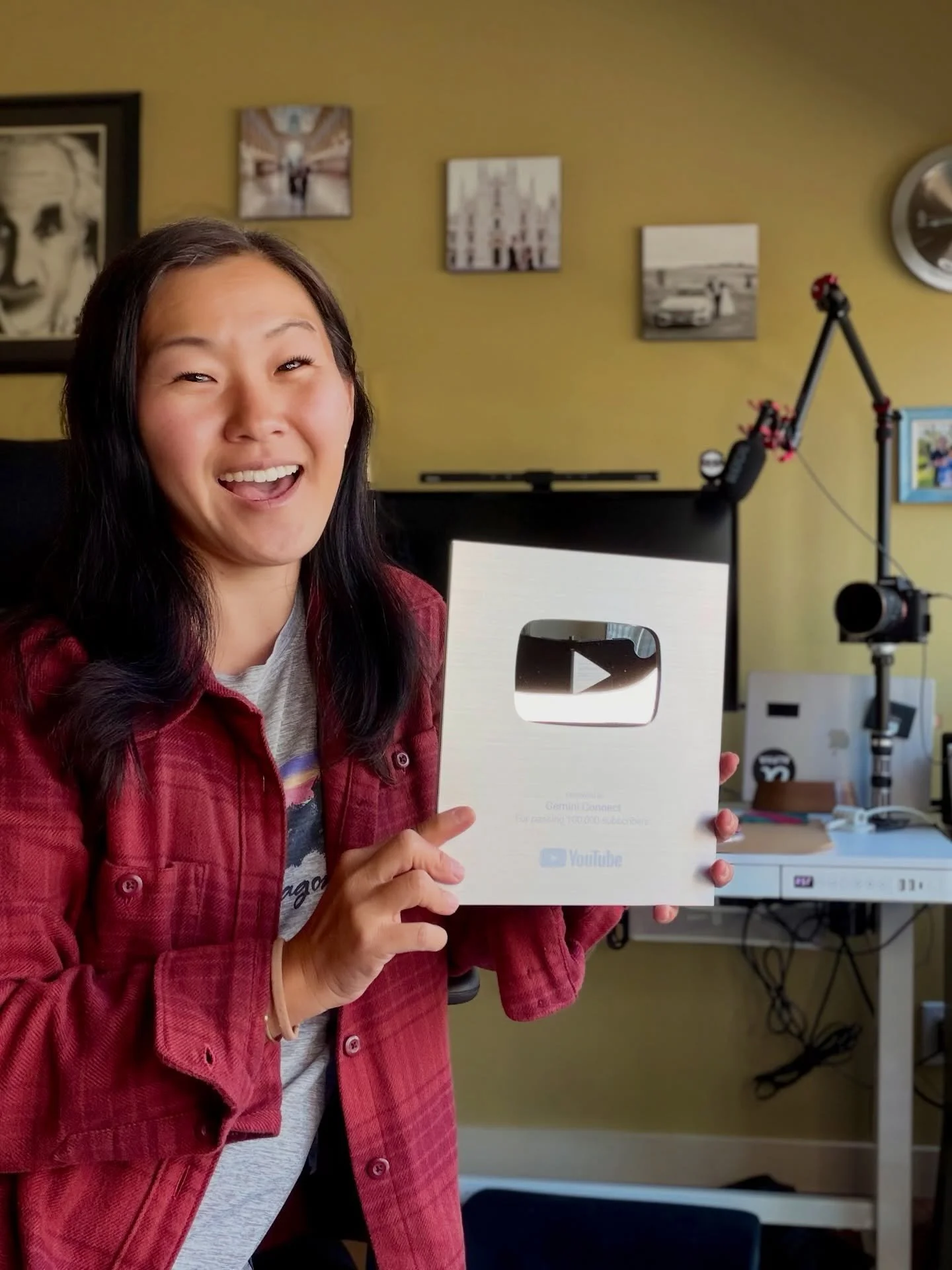Still can&rsquo;t believe I&rsquo;m holding this. 100K on YouTube after 7 years of showing up and making videos.

Funny enough, this channel started with me determined to stay behind the camera, never in front of it. But one day I decided to review t