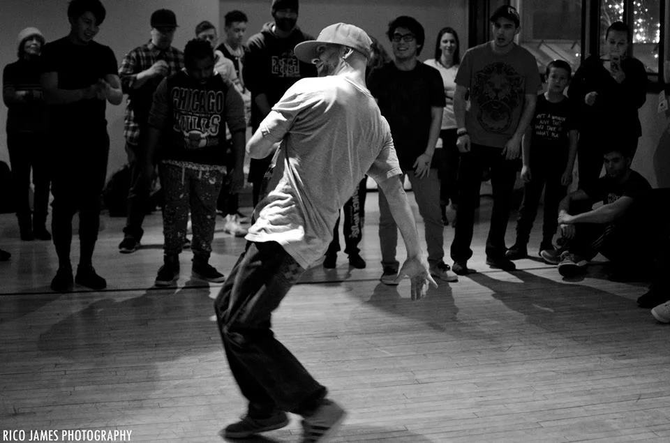 Photo: Bboy Wish courtesy of Rico James