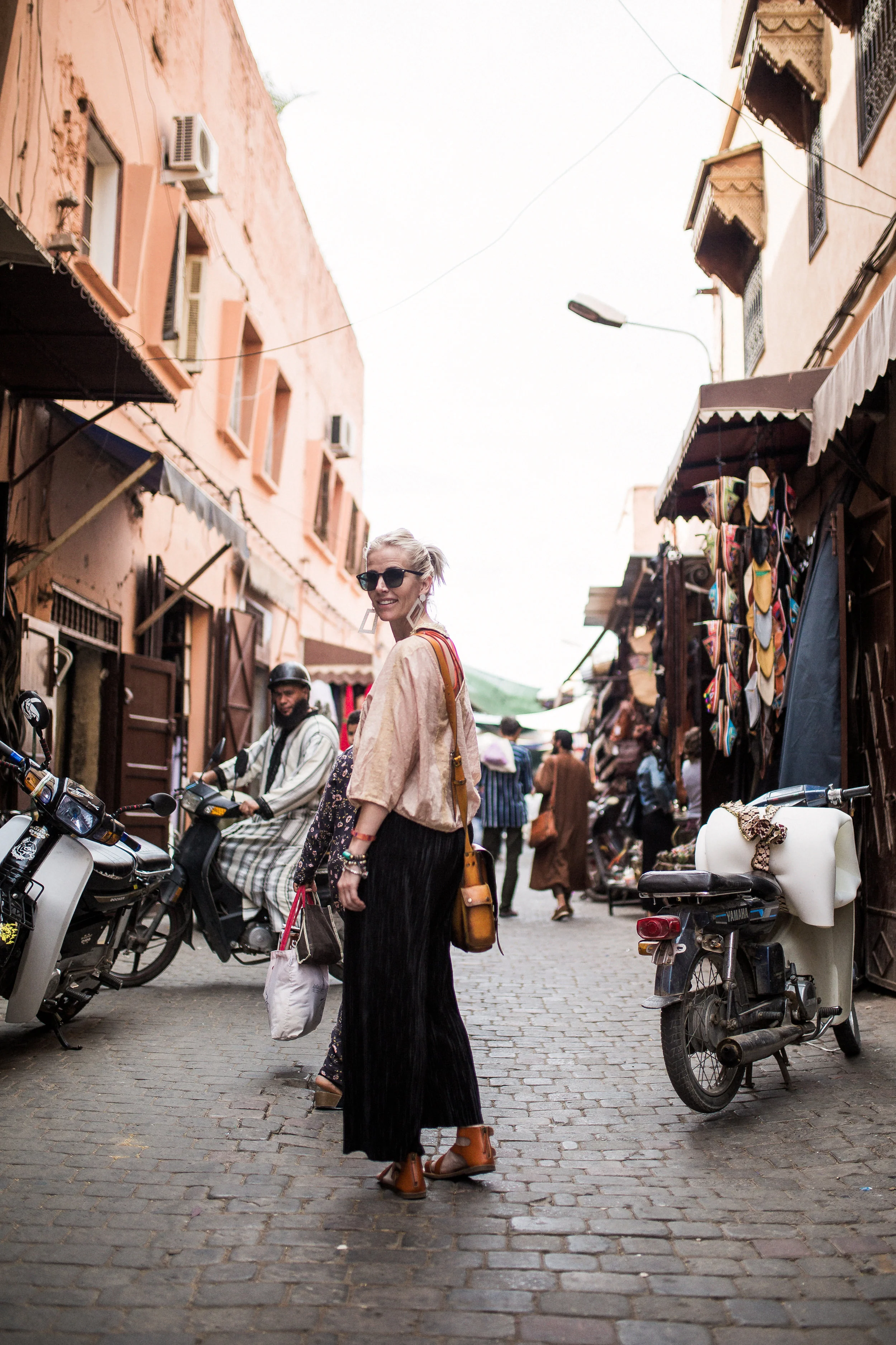 Shopping in Morocco. 